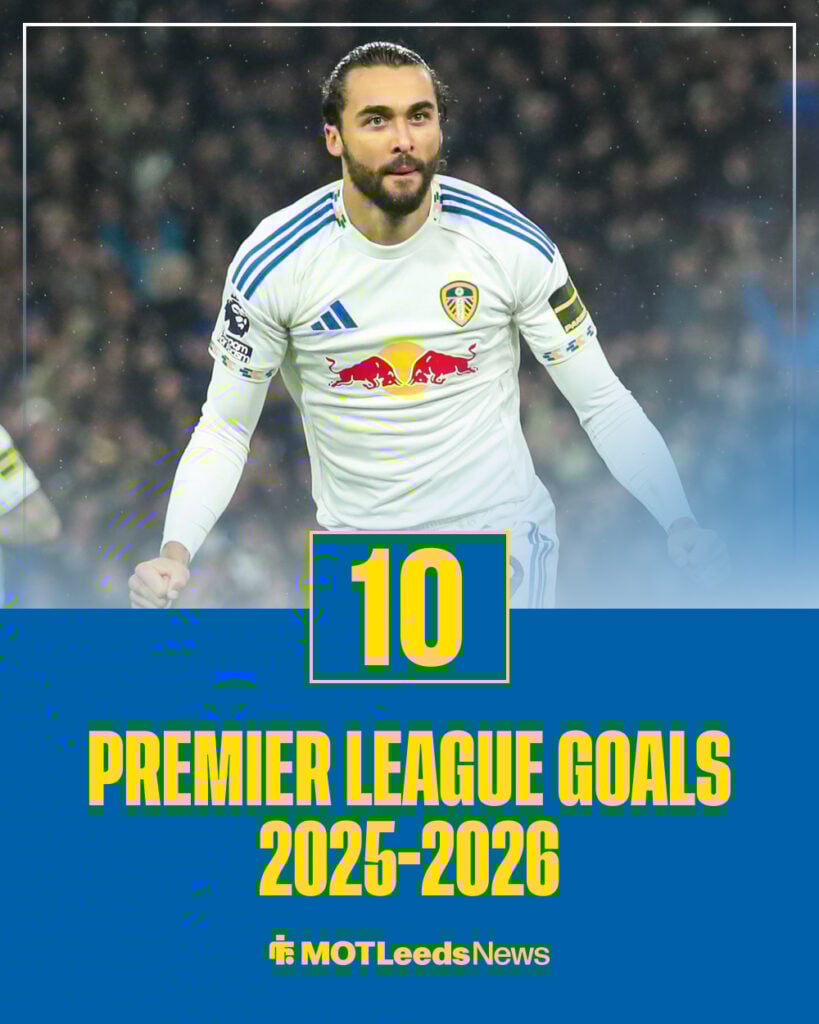 Dominic Calvert-Lewin celebrates scoring for Leeds United