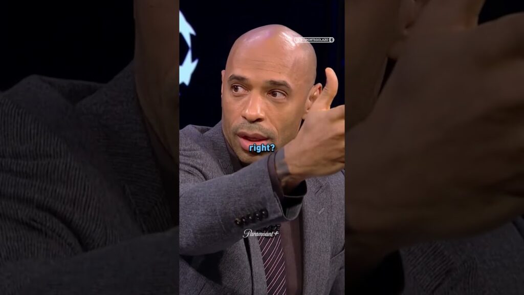 Thierry Henry applauds Arsenal goalkeeper David Raya 🧤🔴 #UCLtoday