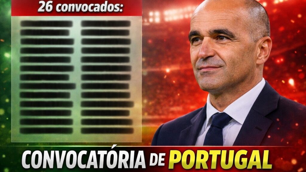 CONVOCATORIA DE PORTUGAL (ROBERTO MARTINEZ) - EM DIRETO