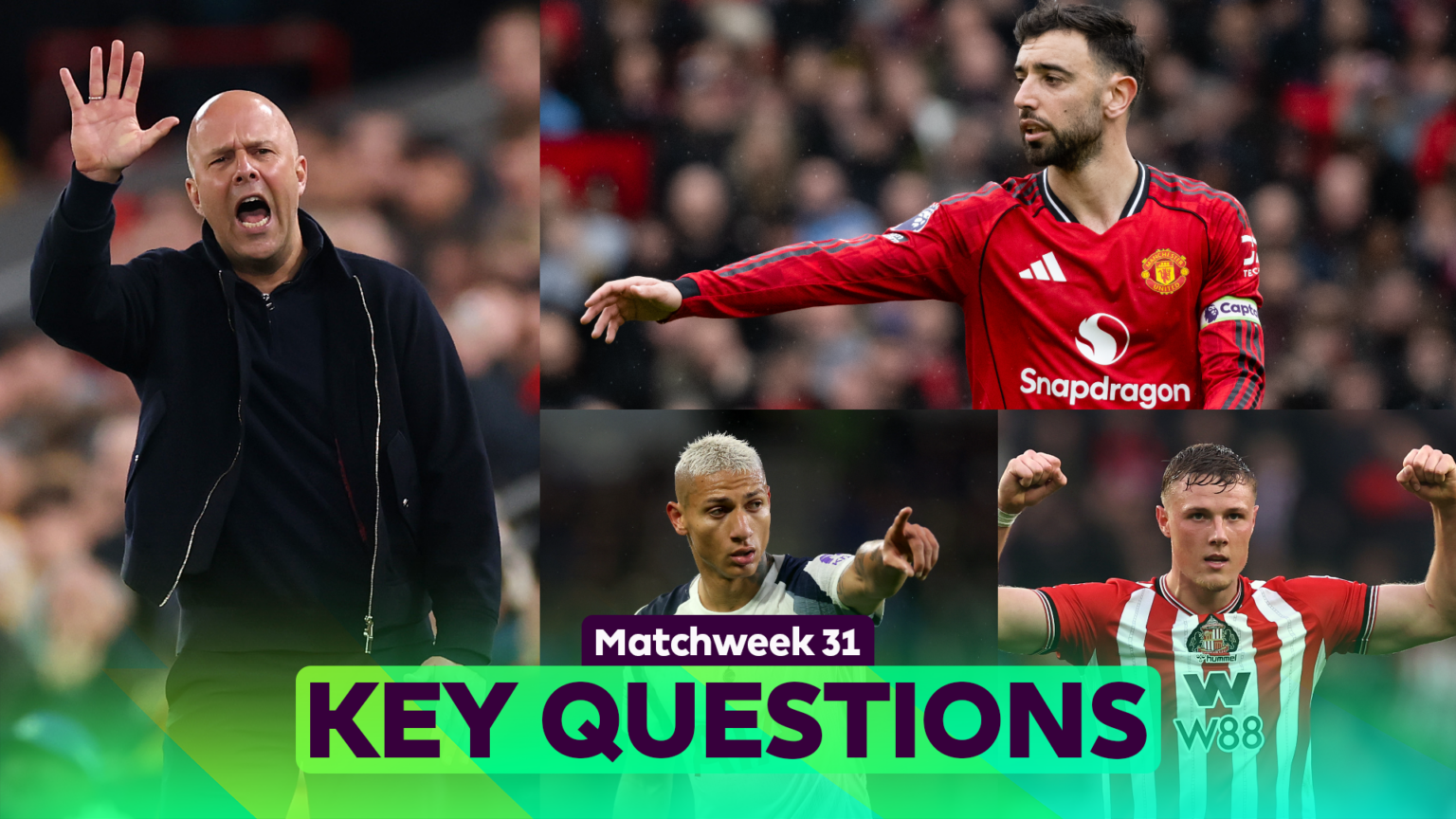 KEY questions for Matchweek 31's fixtures