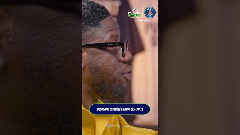 Ousmane Dembélé a peur des chats ? 😳