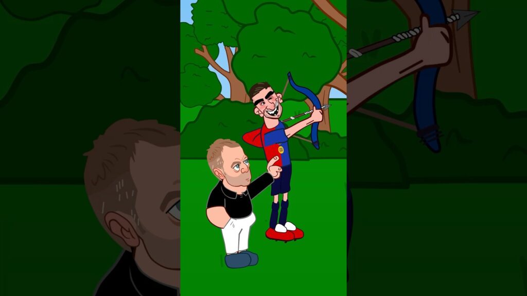 Flick teaches Ferran Torres how to score goals 🎯.