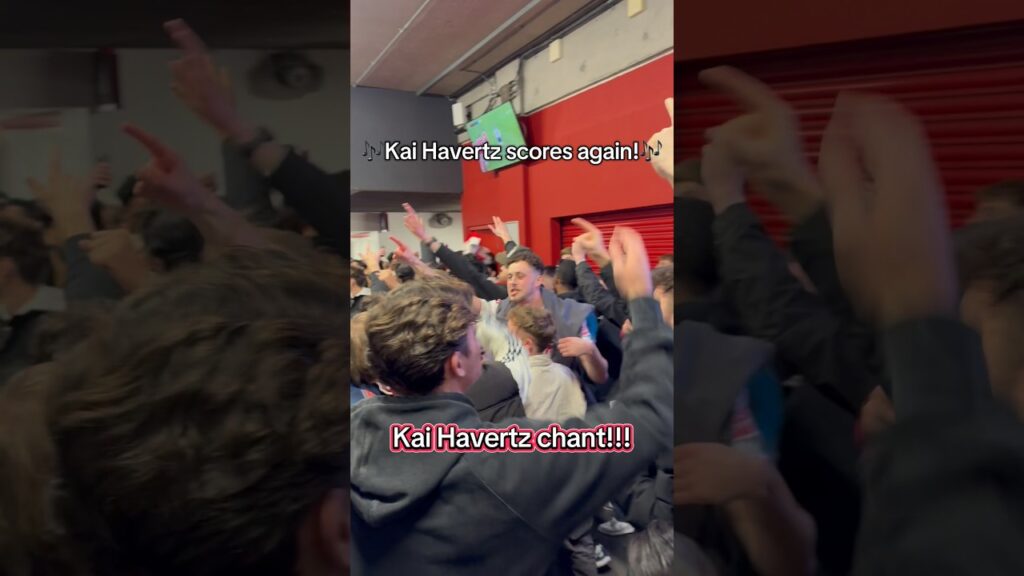 KAI HAVERTZ CHANT AT THE EMIRATES STADIUM WITH LYRICS!!