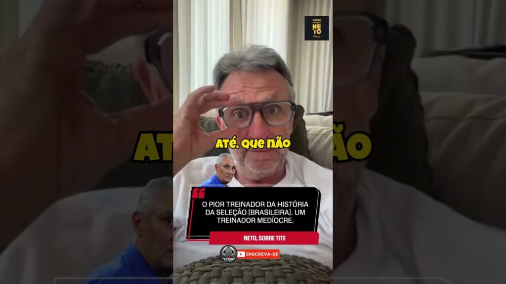🚨 NETO DETONA TITE AO VIVO! “PIOR DA HISTÓRIA DA SELEÇÃO” 😳🔥