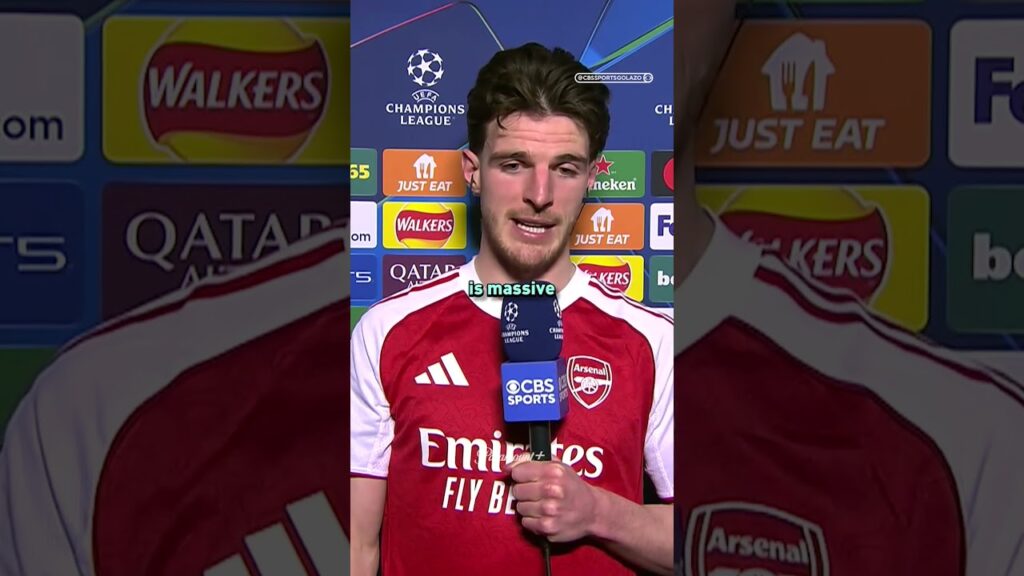 Declan Rice says Arsenal are ready to lift the Carabao Cup 🏆 #UCLToday