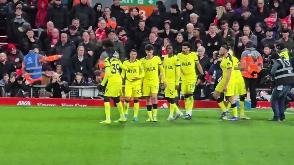RICHARLISON'S GOAL AT ANFIELD: 90th Minute Equaliser: Liverpool 1-1 Tottenham