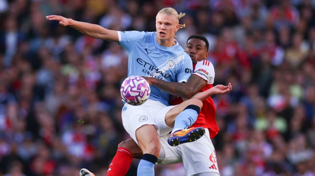 Arsenal star sends Erling Haaland warning ahead of Man City final
