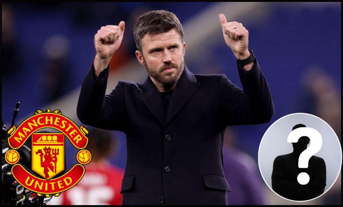 Michael Carrick giving the thumps-up to Man Utd supporters