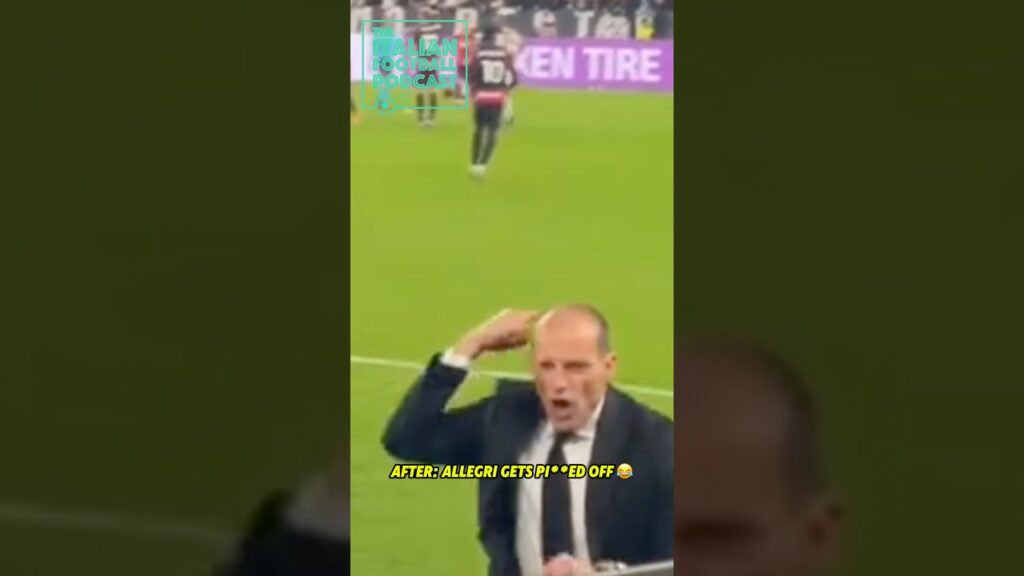 It was Rafa Leao’s turn to pi** off Max Allegri this week 😂 #shorts #leao #allegri #milan