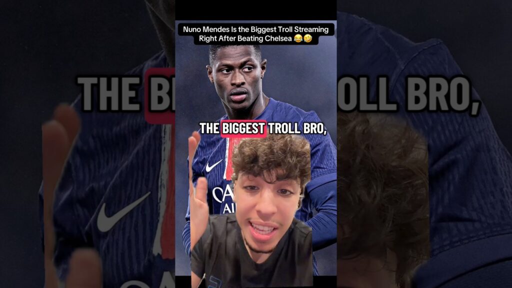 Nuno mendes doesnt care 😂 #nunomendes #psg #chelseafc Nuno mendes doesnt care 😂 #nunomendes #psg #chelseafc