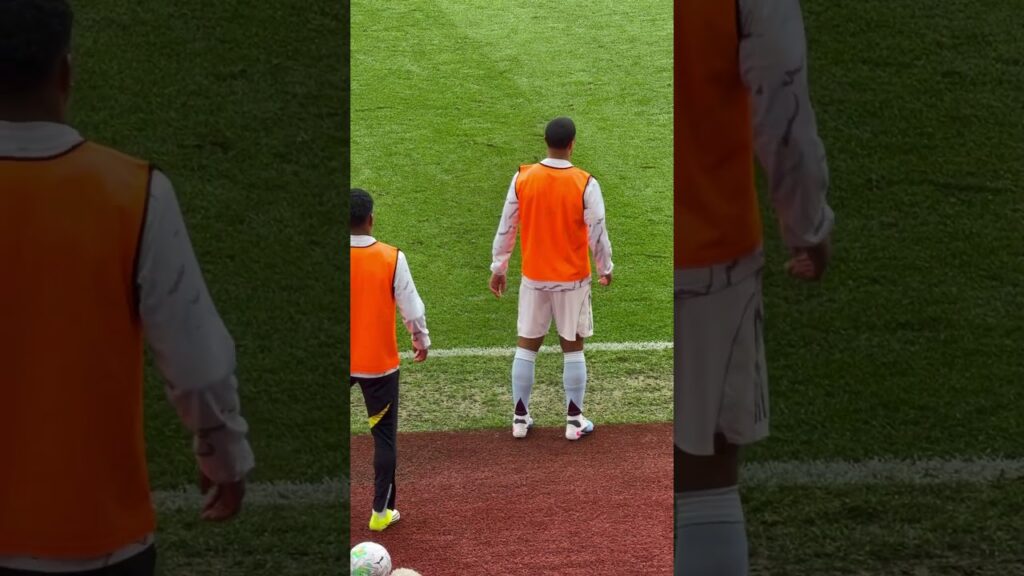 Aston Villa fans will be delighted to see this - Youri Tielemans warming up #avfc