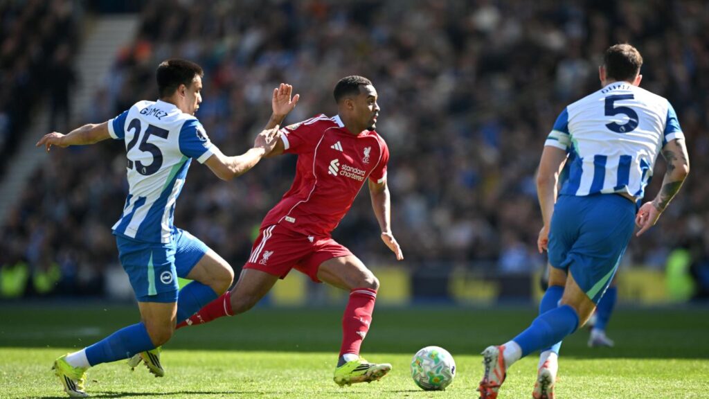 Liverpool suffer Premier League defeat at Brighton
