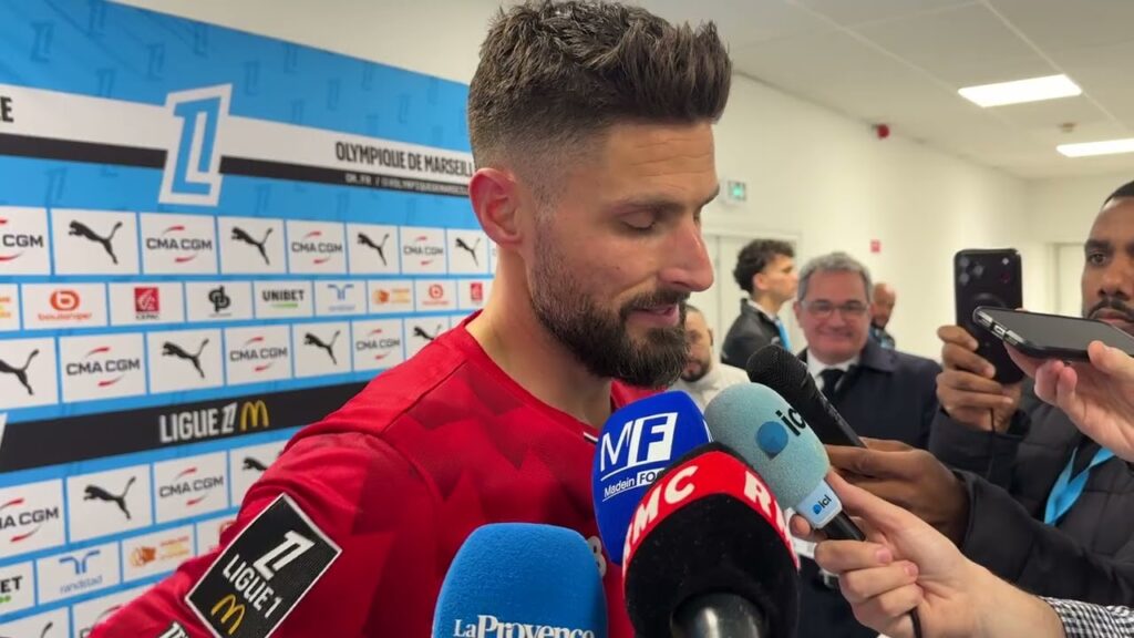 Olivier Giroud raconte son but de la victoire pour le LOSC face à l’OM