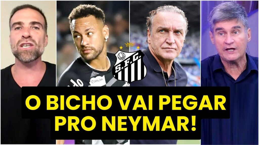 "O BICHO VAI PEGAR PRO NEYMAR!!! TÁ MUITO CLARO que o SANTOS..." OLHA ESSE DEBATE! | JOGO x CRUZEIRO