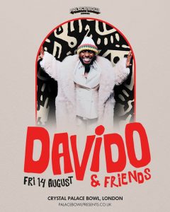 Davido & Friends to headline Crystal Palace Bowl series in UK Festival Exclusive