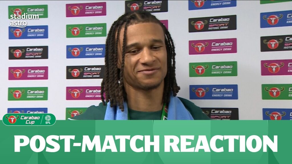 Nathan Ake REVEALS what Pep Guardiola told the players at half-time |  2025/26 Carabao Cup Final