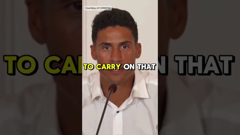 Raphael Varane On Being French In Serie A #italianfootball #football #como1907