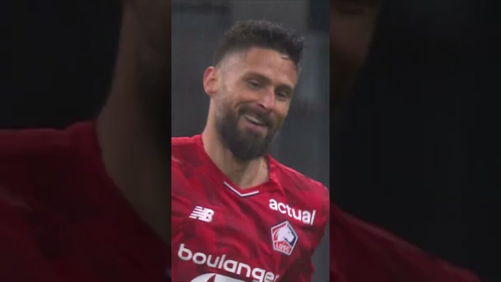 Olivier Giroud is flying 🪽 #football #ligue1 #footballshorts #soccer #sports #goals #goal #edit