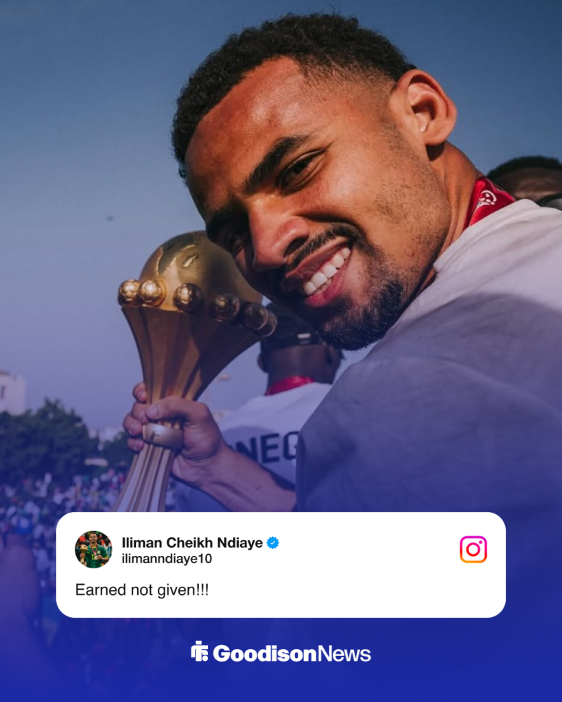 Iliman Ndiaye Everton Senegal message