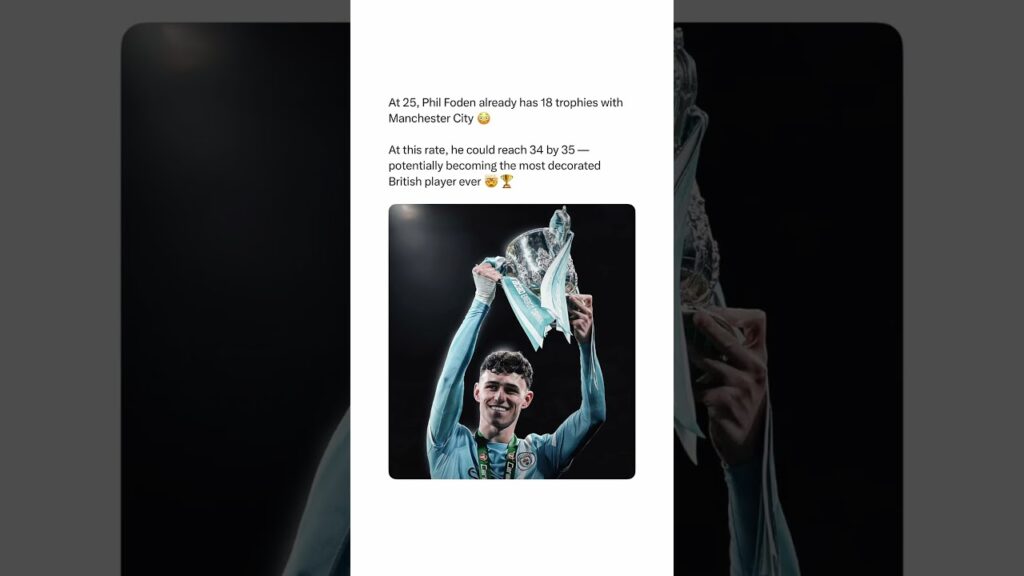 Foden Trophy Machine 🤯