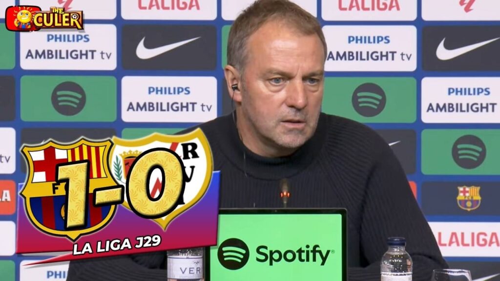 Rueda prensa HANSI FLICK: FC BARCELONA 1-0 RAYO VALLECANO