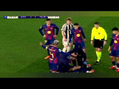 Eric Garcia injured vs Newcastle United