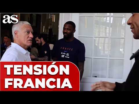 La cara de pocos amigos de DESCHAMPS al ver a MBAPPÉ: se ha viralizado en Francia