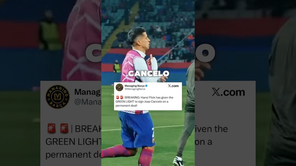 Flick ask Barcelona to sign Joao Cancelo but they want him for free😳#shorts