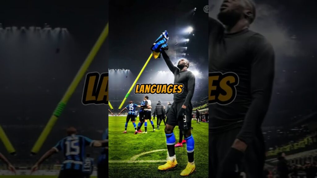 Beyond the Goals Romelu Lukaku's Remarkable Language Skills!  #football #footballshorts #soccer