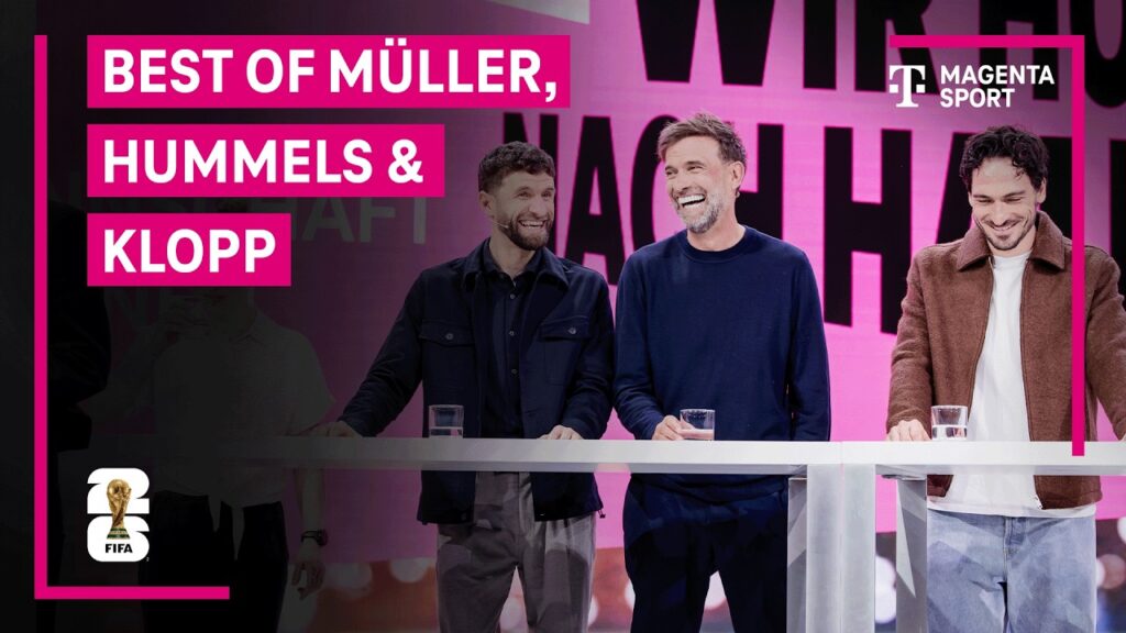 Thomas Müller, Jürgen Klopp und Mats Hummels bei #MagentaTV vereint | FIFA WM 2026