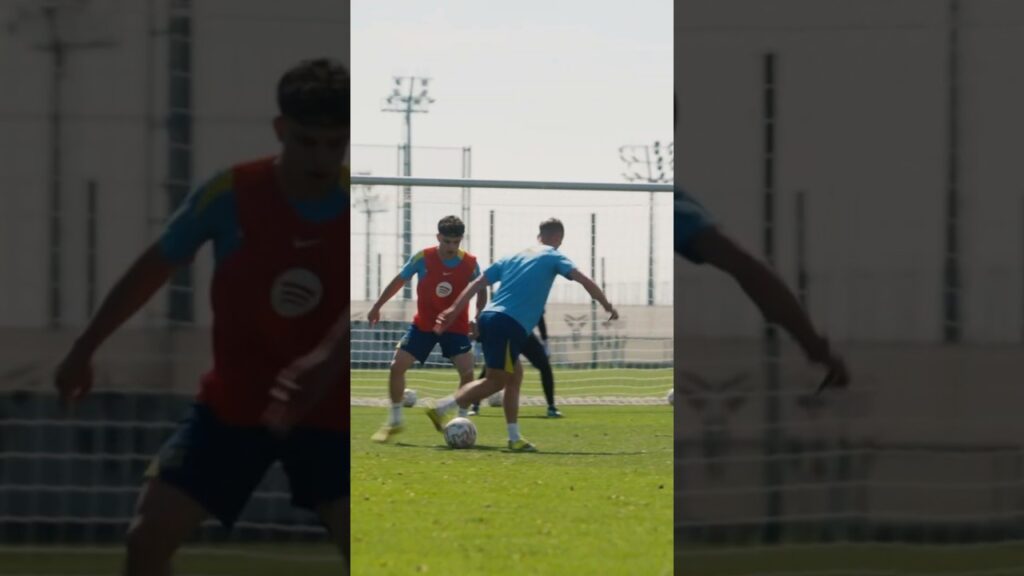 Olmo ✚ Roony ✚ Álvaro: 🥅 #shorts #fcbarcelona #football