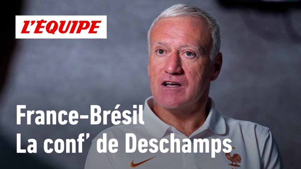 France-Brésil : La conf' de Deschamps : "Mbappé ne peut pas jouer 90 minutes"