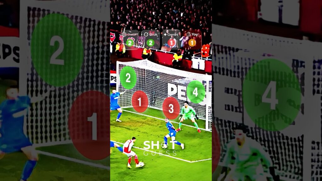 Trossard vs Leverkusen Champions League 🤯 ShotGuess