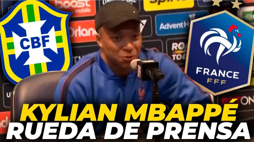 MBAPPÉ, RUEDA DE PRENSA completa previa al BRASIL–FRANCIA: Lesión rodilla, REAL MADRID...