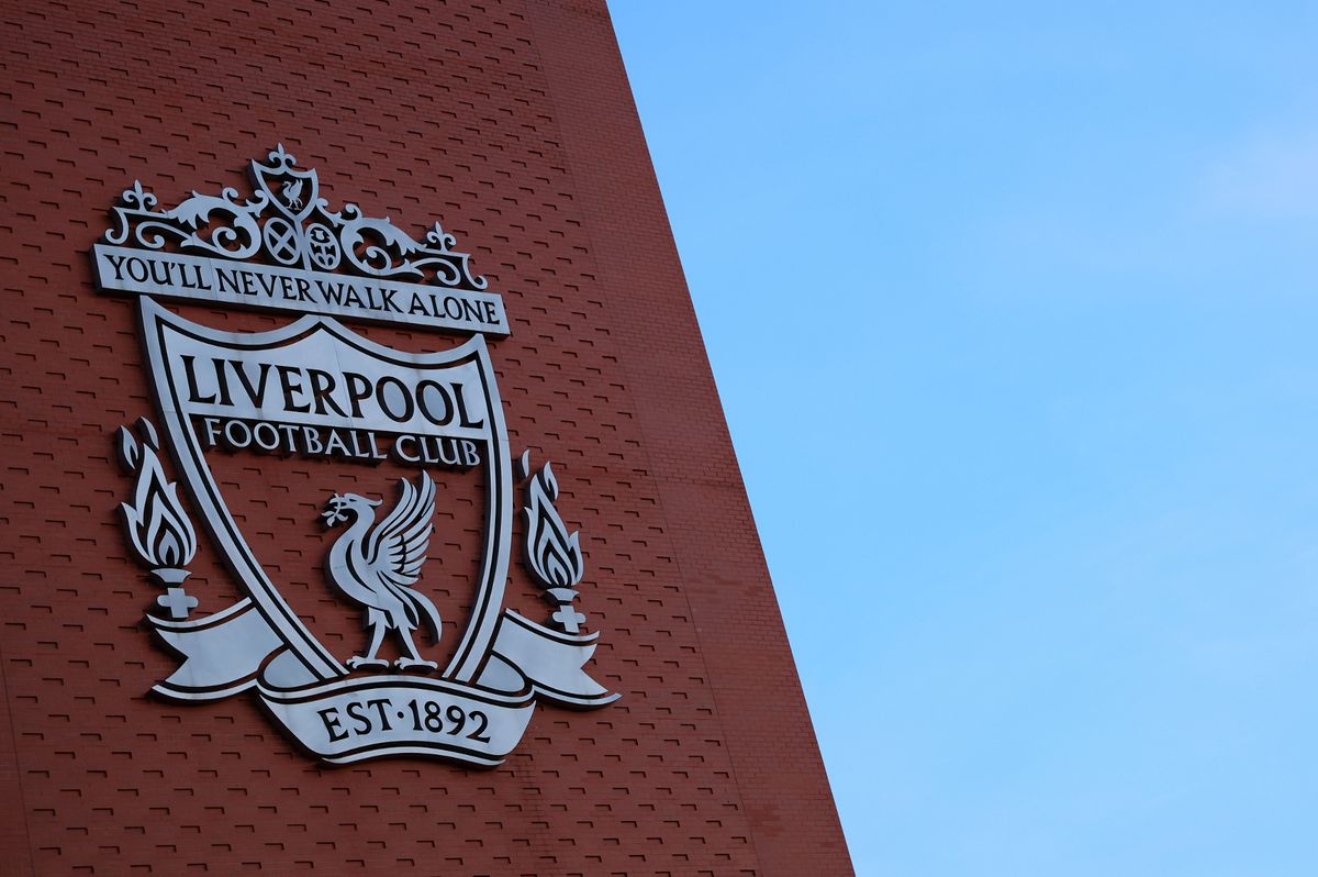 A general view outside Anfield 