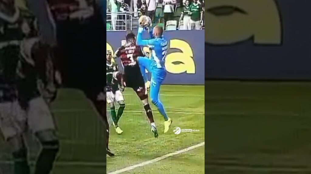 WEVERTON GOLEIRO MALDOSO! ARBITRAGEM NÃO PUNE!