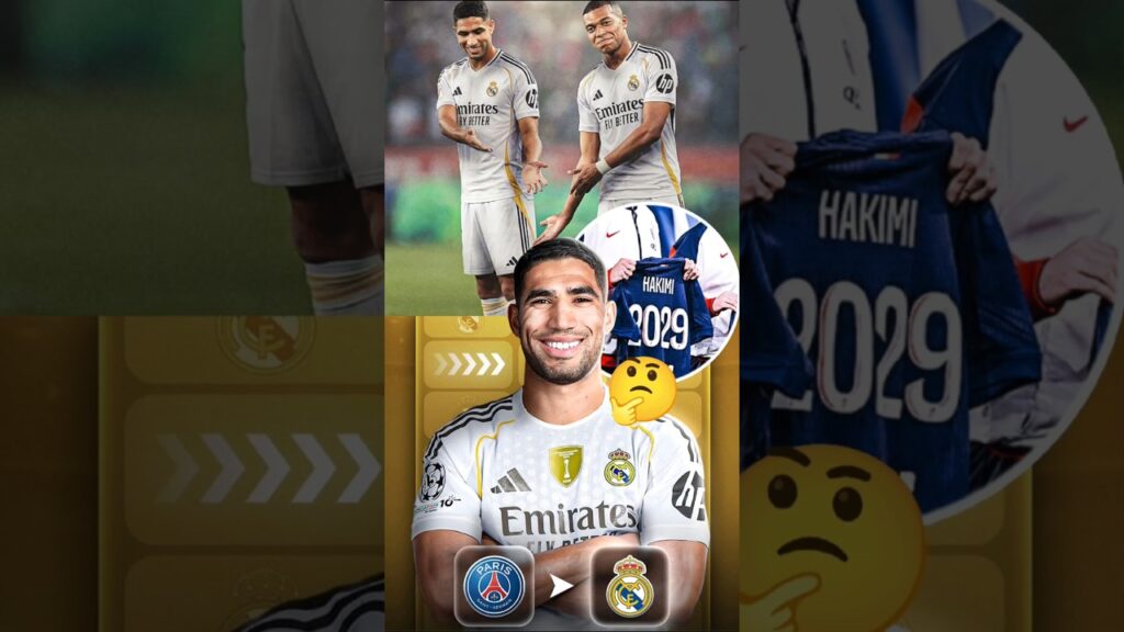 Mbappé Effect? Hakimi Wants to Return to Real Madrid 👀 #soccershorts #realmadrid