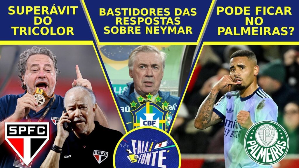 BASTIDORES SOBRE NEYMAR NA SELEÇÃO BRASILEIRA E GABRIEL JESUS NO PALMEIRAS | FALA A FONTE