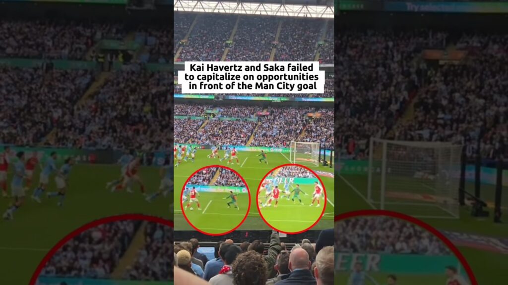 KAI HAVERTZ AND SAKA BIG CHANCE #footballshorts