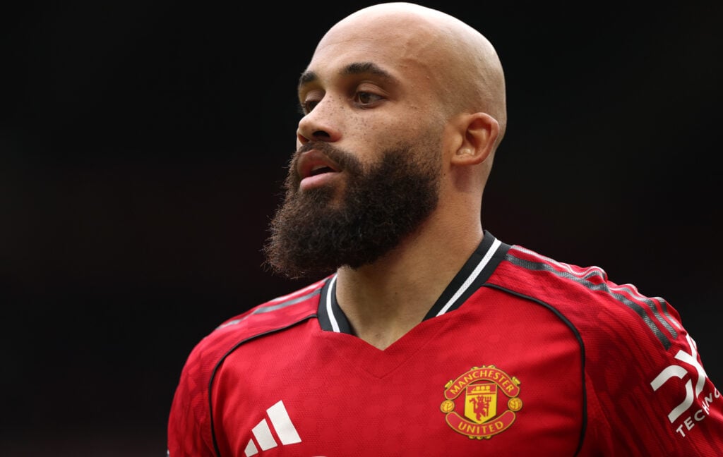 Bryan Mbeumo looks on during the Premier League match between Manchester United and Crystal Palace at Old Trafford in 2026 in Manchester, England.