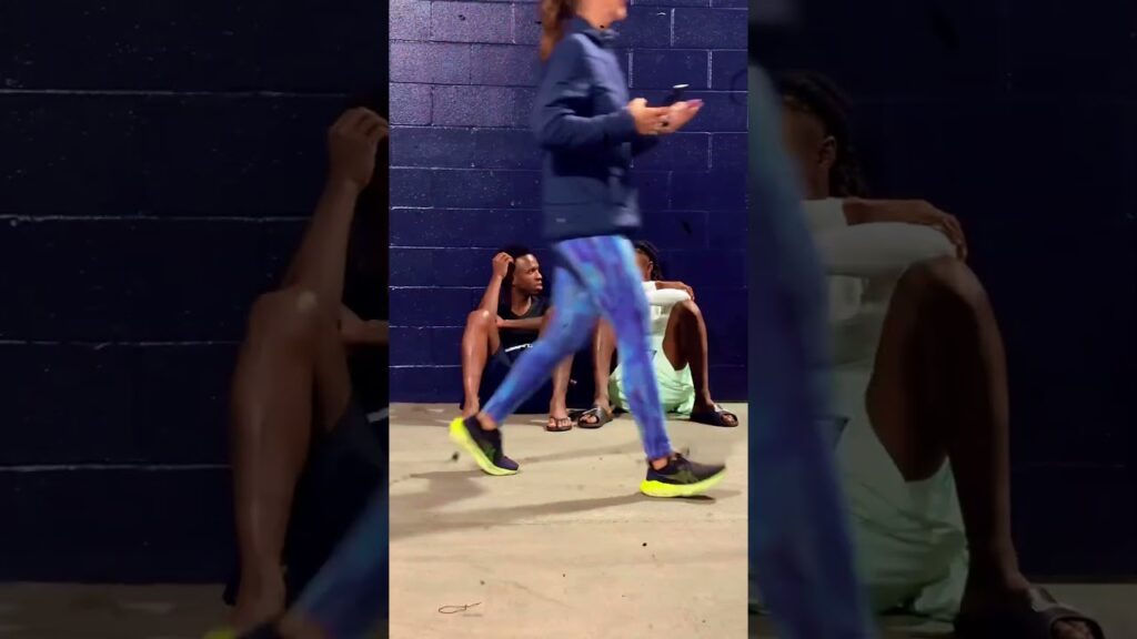 Vinicius Junior y Eduardo Camavinga al terminar el partido de Brazil vs Francia