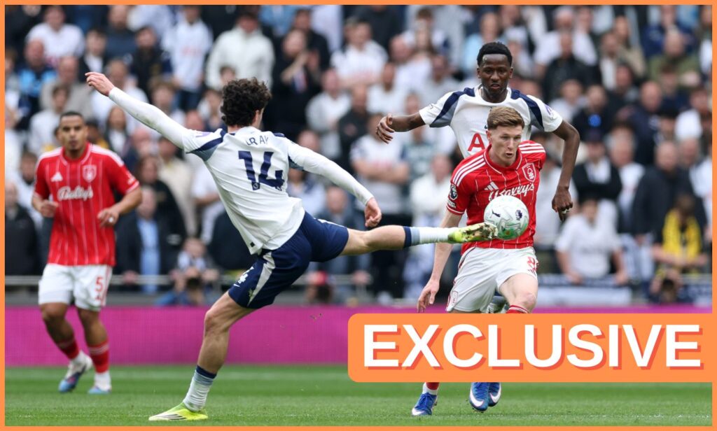 Arsenal rival Man City for Elliot Anderson transfer Elliot Anderson in action for Nottingham Forest vs Tottenham