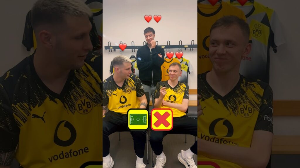 Wort Link mit Maxi Beier und Niklas Süle 😂 wir waren mit Puma beim BVB 😍