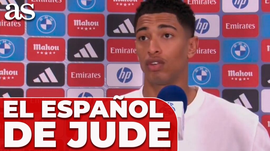 NIVELAZO hablando en CASTELLANO de BELLINGHAM 2 años y medio después de llegar a España