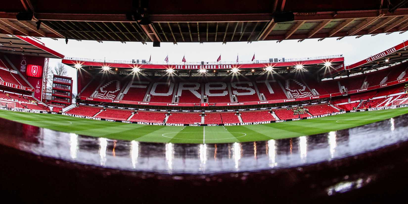 A general view of City Ground ahead of the Premier League match Nottingham Forest vs Crystal Palace
