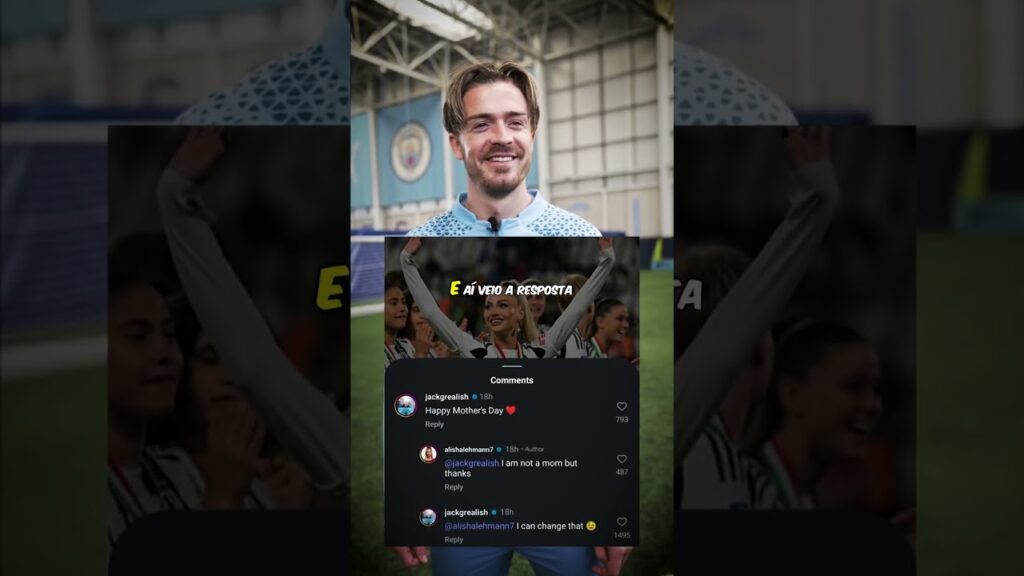 Jack Grealish esta dando cima da Alisha Lehmann. 🤣😭