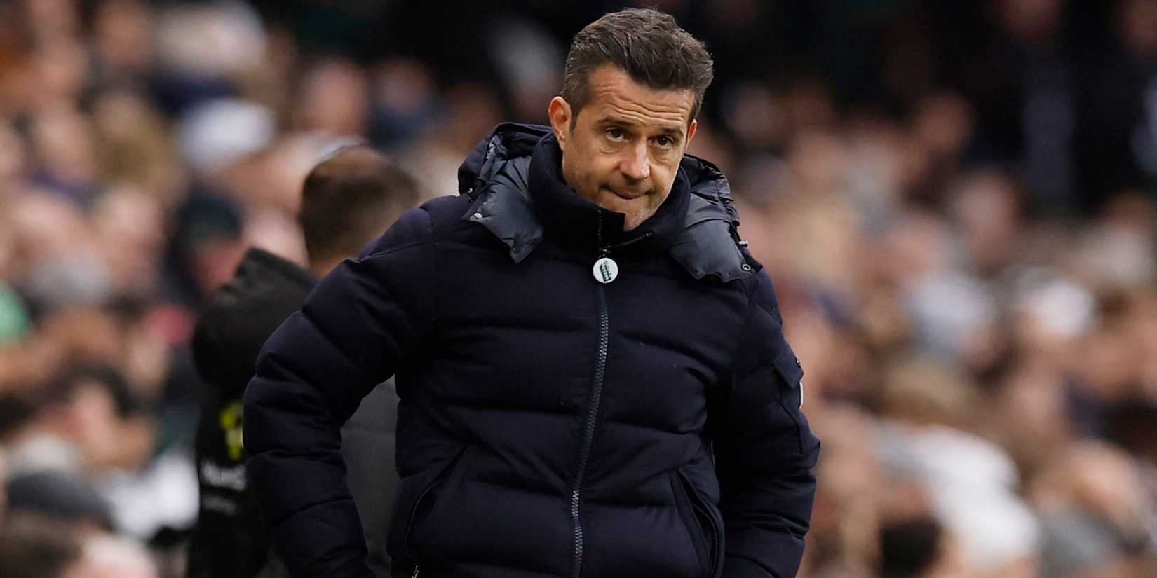 Fulham manager Marco Silva reacts