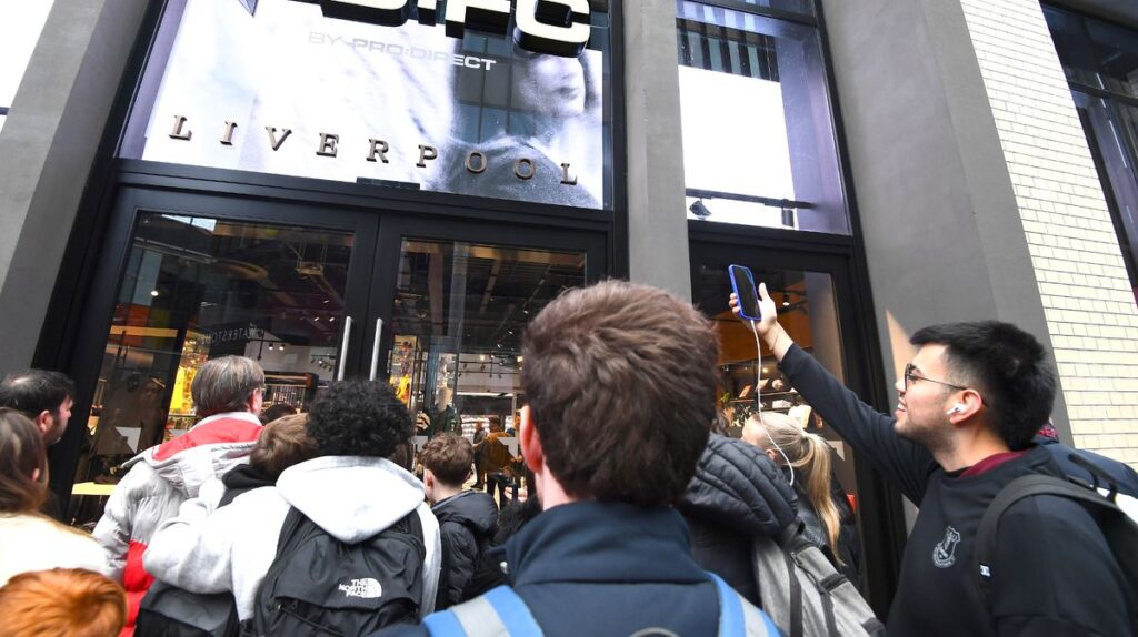 Liverpool FC legend opens new city centre store