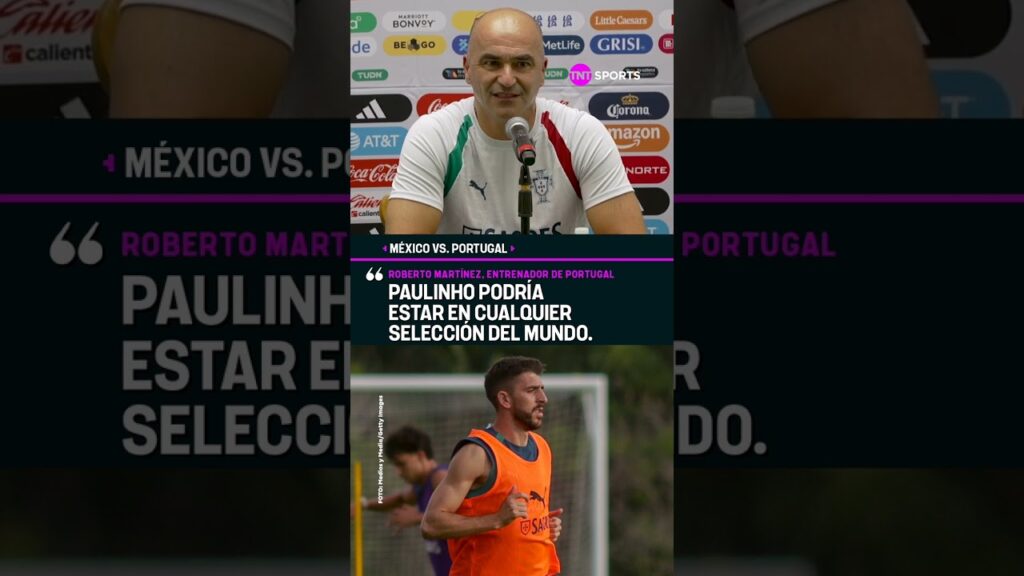 ROBERTO MARTINEZ: “DIFÍCIL QUE PAULINHO JUEGUE CON RAMOS Y CR7” #Shorts