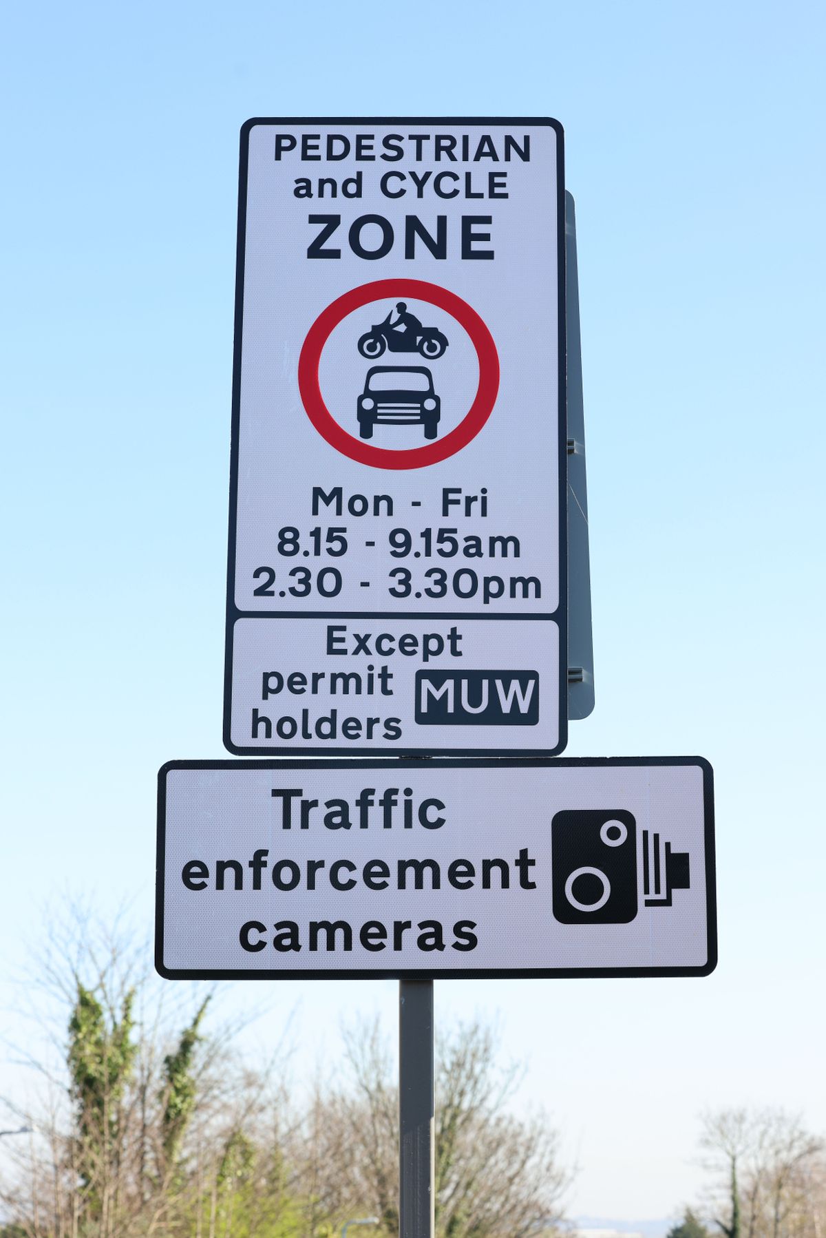 Toni Langley and the parking fines issued to local residents in Woolton near the local school enforcement cameras. Photo by Colin Lane